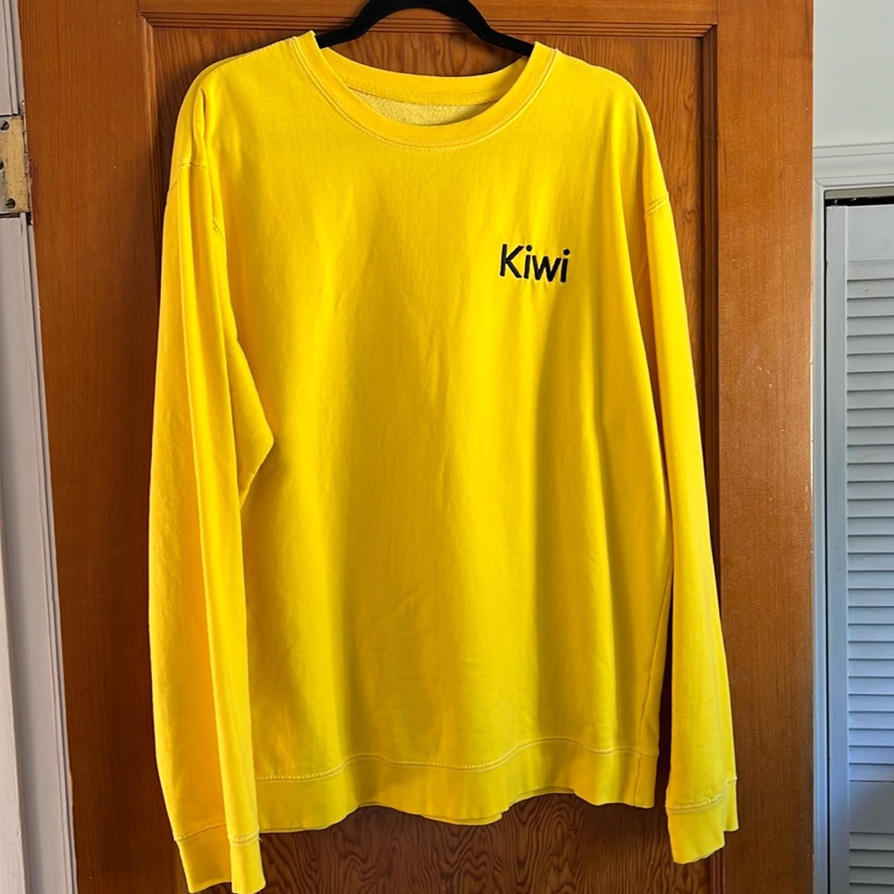 Rare Harry Styles Yellow Kiwi Tour Sweatshirt XL
